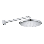 GROHE Верхний душ Grohe Tempesta 250 + Душевой кронштейн 380 мм, хром 26668000 GROHE Верхний душ Grohe Tempesta 250 + Душевой кронштейн 380 мм, хром 26668000. Фото