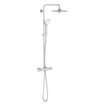 GROHE 27296003 Euphoria 260 Душевая система поворотная с термостатом, душ III, кругл., хром GROHE 27296003 Euphoria 260 Душевая система поворотная с термостатом, душ III, кругл., хром. Фото