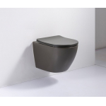 Чаша унитаза безободкового подвесного BELBAGNO Colorato Grigio BB062CHR-GR Чаша унитаза безободкового подвесного BELBAGNO Colorato Grigio BB062CHR-GR. Фото