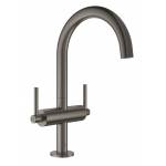 GROHE 21022AL3 Atrio New Смеситель двухвентильный для раковины на 1 отверстие, рукоятки-рычаги, размер L, Графит GROHE 21022AL3 Atrio New Смеситель двухвентильный для раковины на 1 отверстие, рукоятки-рычаги, размер L, Графит. Фото