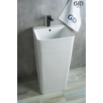 Раковина напольная GID Nb148 42х41 81117 Белый Раковина напольная GID Nb148 42х41 81117 Белый. Фото