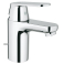GROHE 2337700E Eurosmart Cosmopolitan Смеситель для раковины со сливным гарнитуром, с энергосберегающим картриджем - подача холодной воды при центральном положении рычага. Фото