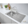 Набор для кухни: мойка для кухни GROHE 31570SD0 K400, нержавеющая сталь и смеситель GROHE 31570SD0 Concetto. Фото