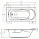 Ванна акриловая RIHO Future 170х75 BC28005. Фото