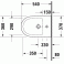Биде подвесное DURAVIT D-Neo 2294150000. Фото