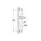 Душевая штанга GROHE Sena 28346000 900 мм. Фото
