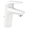 Eurostyle 2015 Solid Смеситель для раковины со сливным гарнитуром, S-Size, с GROHE 23709LS3 SilkMove® ES с энергосберегающей функцией (подача холодной воды при центральном положении рычага). Фото