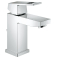 GROHE 2339000E Eurocube Смеситель однорычажный для раковины со сливным гарнитуром, с энергосберегающим картриджем - подача холодной воды при центральном положении рычага. Фото