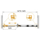 Душевая дверь CEZARES Duet-Soft DUET SOFT-BF-1-130-C-Cr. Фото