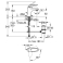 Eurostyle 2015 Solid Смеситель для раковины со сливным гарнитуром, S-Size, с GROHE 23709LS3 SilkMove® ES с энергосберегающей функцией (подача холодной воды при центральном положении рычага). Фото