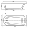 Ванна акриловая VAGNERPLAST Ebony 170 VPBA170 EBO2X-01. Фото
