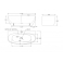 Ванна акриловая пристенная BELBAGNO BB83-1700-W0. Фото
