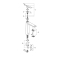 GROHE 23114A00 Allure Brilliant Смеситель для раковины, свободностоящий, гладкий корпус, цвет: темный гарфит, глянец. Фото