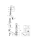 Eurostyle 2015 Solid Смеситель для раковины со сливным гарнитуром, S-Size, с GROHE 23709LS3 SilkMove® ES с энергосберегающей функцией (подача холодной воды при центральном положении рычага). Фото