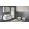CERSANIT Унитаз компакт STREET FUSION NEW CLEAN ON 011 с сиденьем slim дюропласт и микролифтом easy-off KO-SFU011-3/5-COn-S-DL. Фото